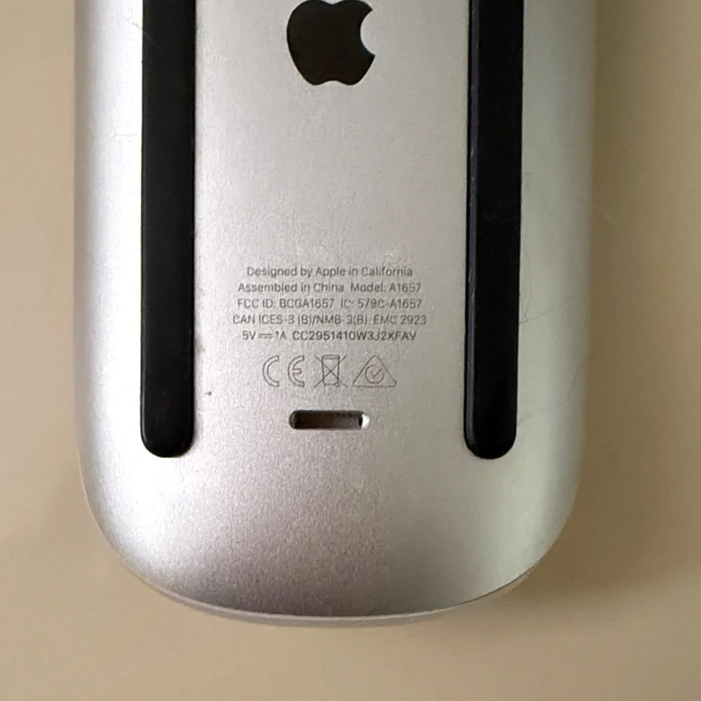 Apple Magic Mouse 2- Sleek White Design Model a1657
